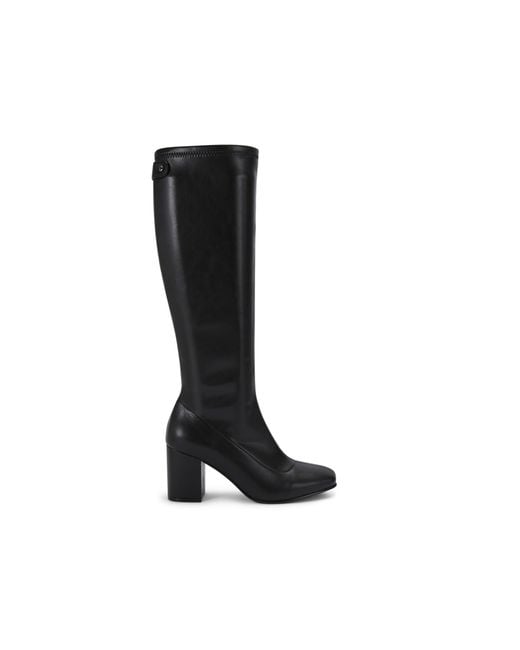 Carvela Kurt Geiger Black Strut Knee High Boots