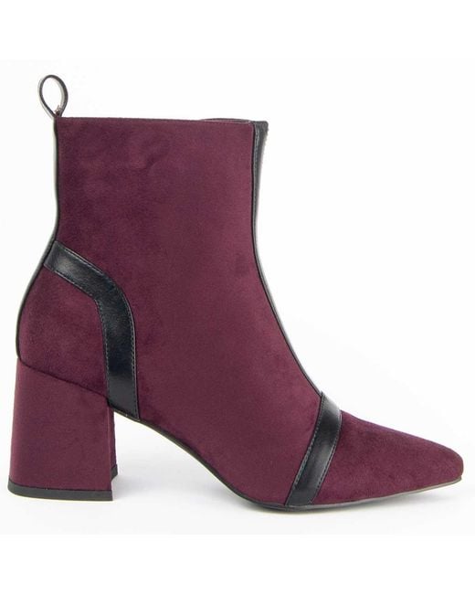 Montevita Purple Ankle Boot Cella