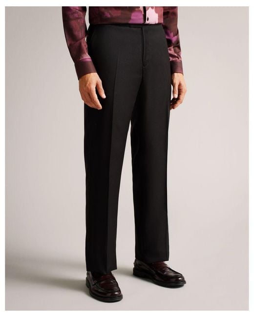 Ted Baker Black Lagant Slim Fit Evening Suit Trouser for men