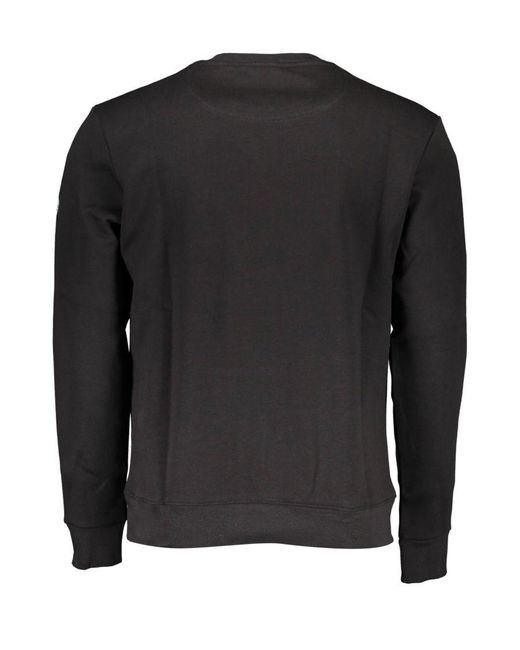 North Sails Black Cotton Sweater for men
