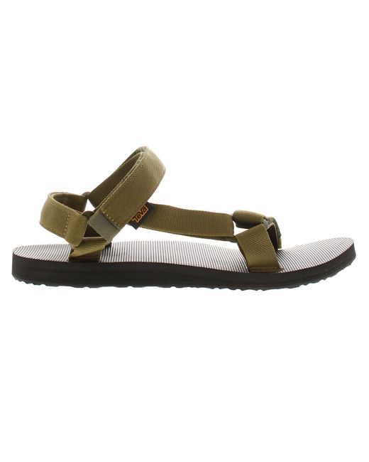 Teva Black Walking Sandals Original Universal Touch Fastening Dark for men