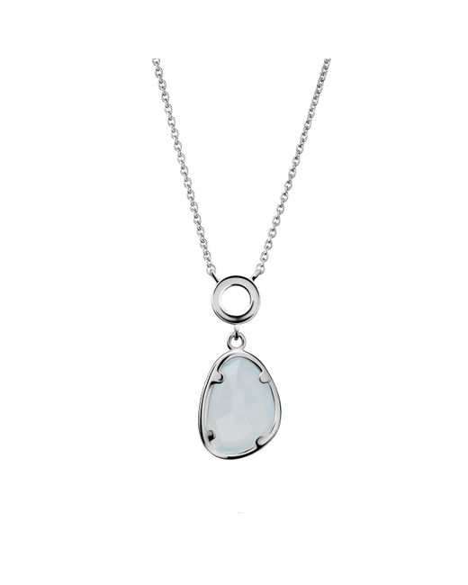 Orphelia Metallic 'Rivera' 925 Sterling Necklace