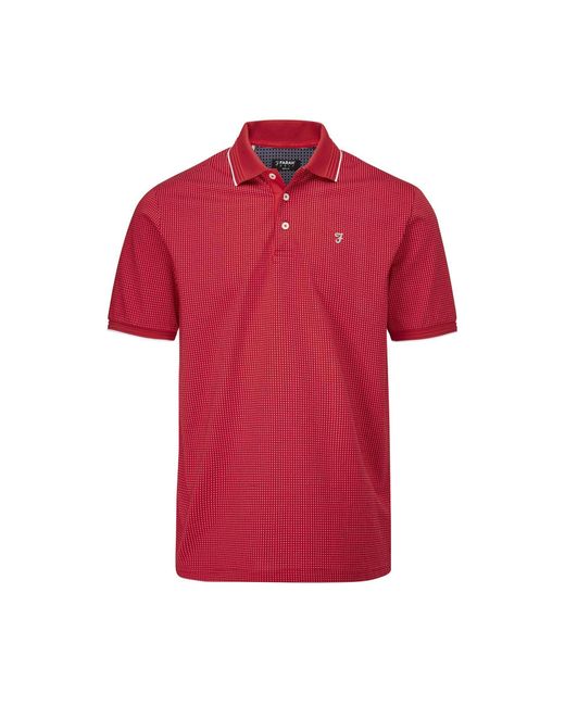 Farah Red Ferris Polo Shirt (Jester/ for men