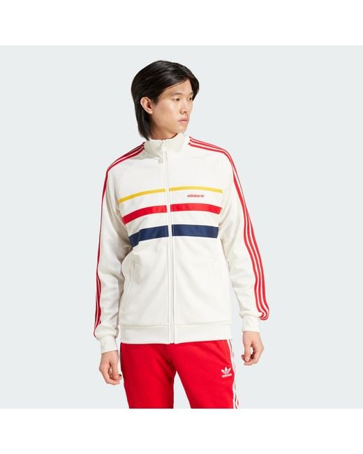 Adidas Originals Red The First Track Top for men