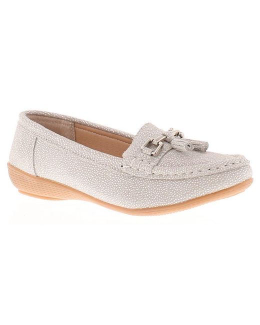 Love Leather White Shoes Flat Tahiti Slip On Leather (Archived)