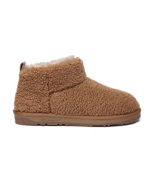 EverAu Australia Brown Ever Au Dotterel Plush Ankle Ultra Boots