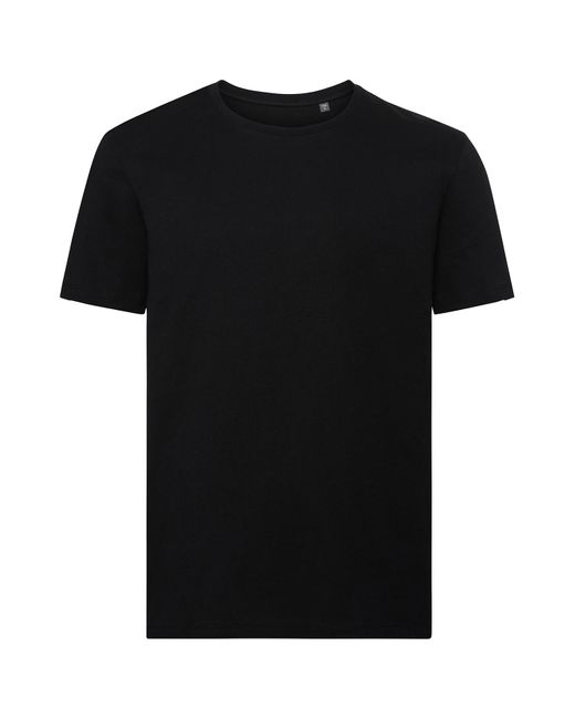 Russell Black Organic T-Shirt Material_Synthetic for men