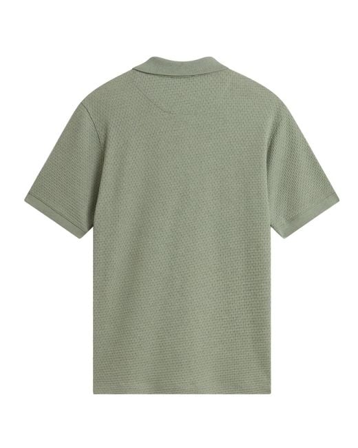 Ted Baker Green Redman Regular Textured Polo Shirt for men