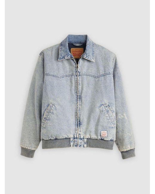 Levi's Blue Levi's Sign Here Jacket Embarcadero Aviator Jkt for men