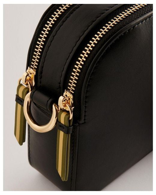 Ted Baker Black Darcelo Branded Webbing Camera Bag