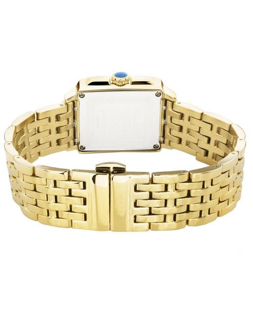 Gv2 Metallic Padova Swiss Quartz Stainless Steel Diamond Watch