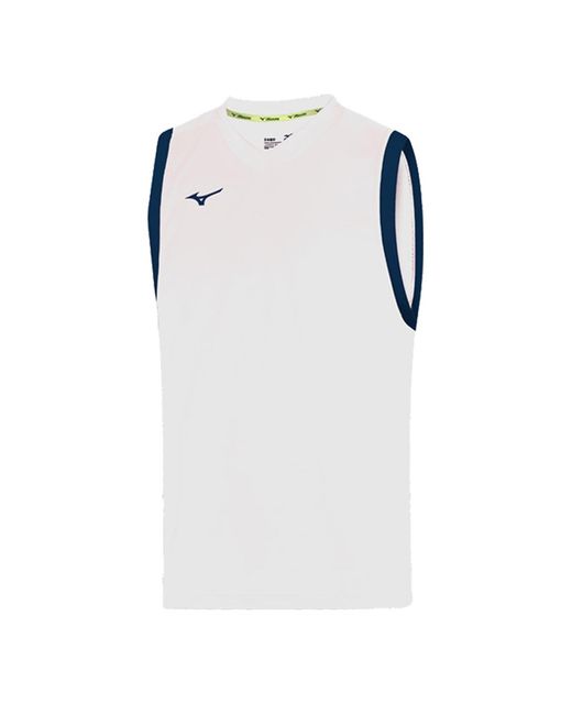 Mizuno White Authentic Basketball Vest for men
