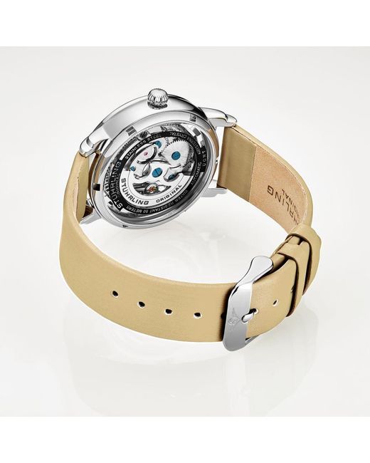 Stuhrling Metallic Winchester 3982 Automatic 40Mm Skeleton