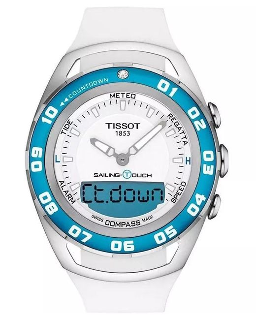Tissot Blue T-Touch Sailing Watch T0564202701100 Rubber for men