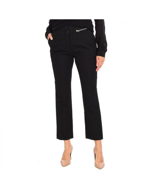 ELEVEN PARIS Black Long Pants With A Zipper Pocket 16F2Pa08