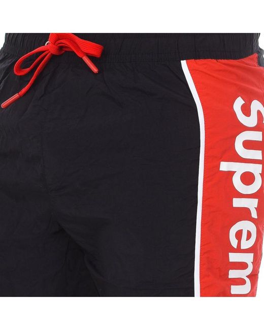 Supreme Black Mid-length Boxer Swimsuit Cm-30056-bp Polyamide for men