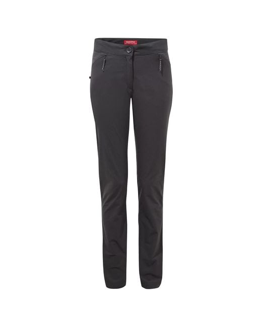 Craghoppers Gray Ladies Nosilife Pro Slim Trousers ()