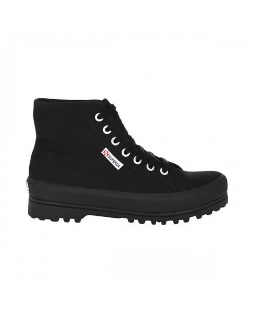 Superga Black Ladies 2341 Aplina Trainers