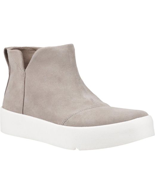 TOMS Gray Verona Mid Ankle Boots