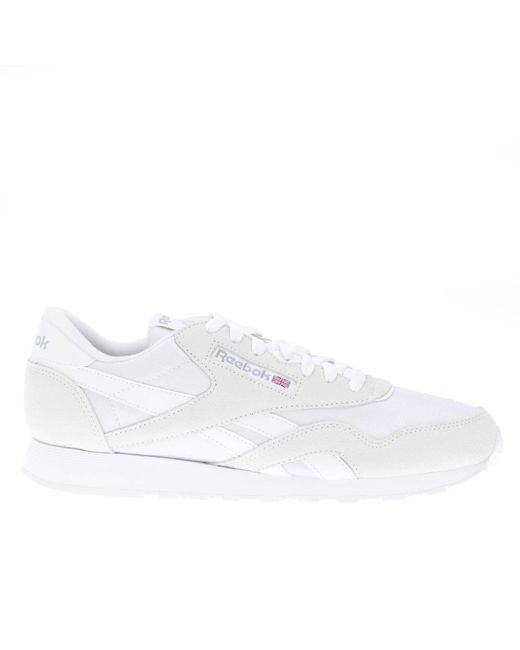 Reebok White Classics Classic Nylon Trainers for men