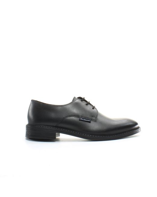 Ben Sherman Black Pearce Shoes Leather for men