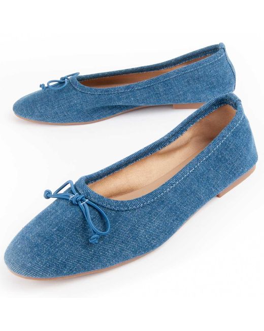 Montevita Ballerina Marlina Blauw in het Blue