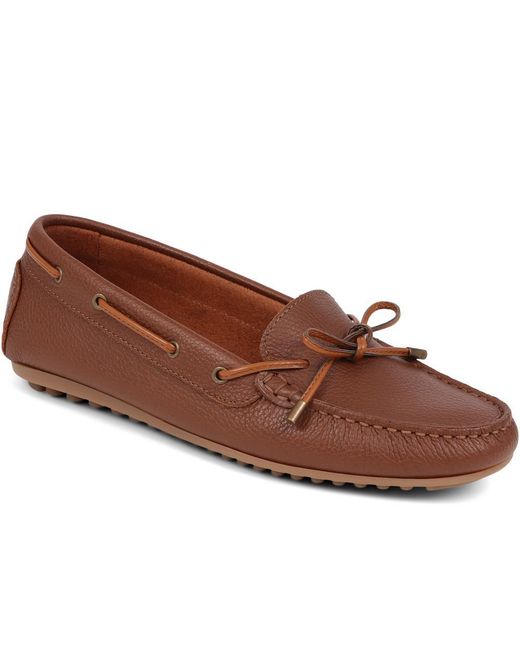 Jones Bootmaker Brown Perri Leather Loafers