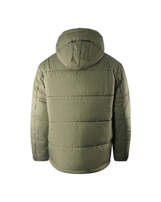 Fred Perry Green Uniform Primaloft Isulated Hooded Jacket for men