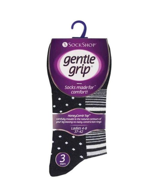 Gentle Grip Black Gentle Grip Womens