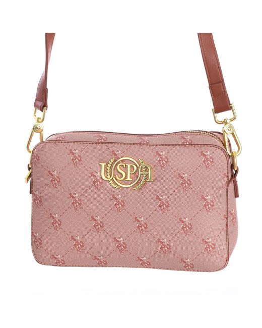U.S. POLO ASSN. Pink Beuhd6041Wvg Crossbody Bag
