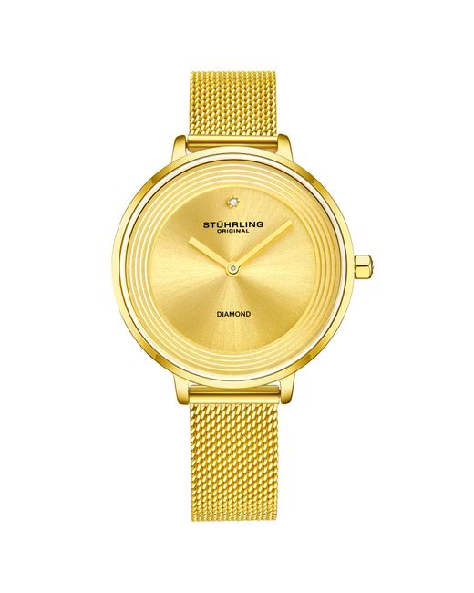 Stuhrling Yellow Symphony 3946 Quartz 37Mm Classic