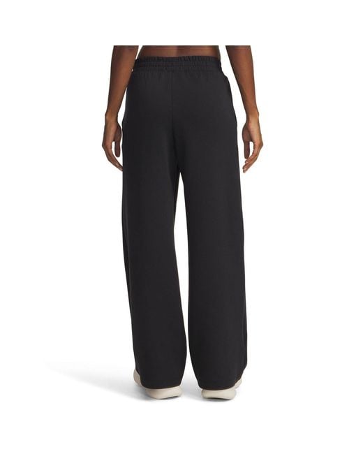 Under Armour Black Closed Hem Fleece Joggers