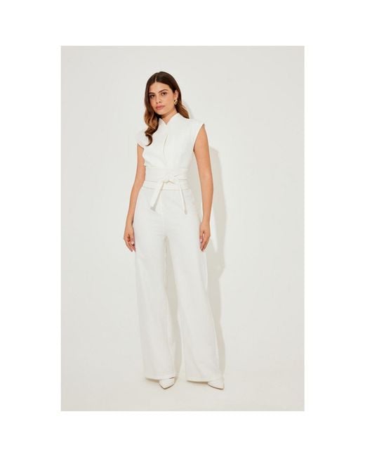 Odd Muse White Mus Jumpsuit Ld99