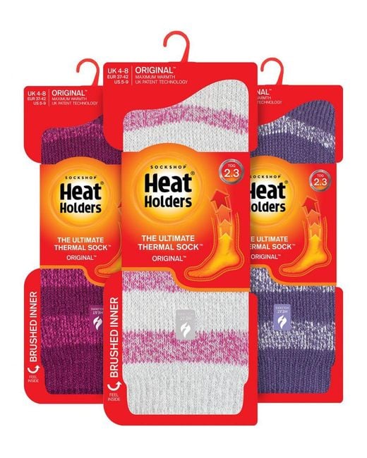 Heat Holders Purple Heat Holders Womens