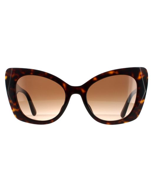 Dolce & Gabbana Brown Butterfly Dark Havana Gradient Dg4405F