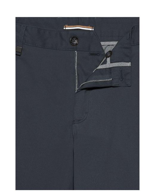 Boss Blue Hugo Boss C-Genius-W-2337 Cotton Trousers Dark for men