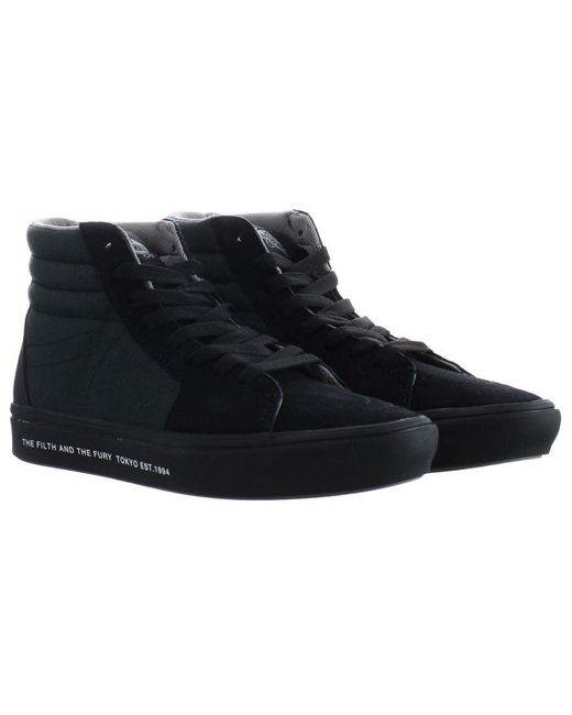 Vans Blue Comfycush Sk8-Hi X Neighborhood Shoes Leather for men