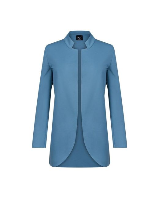 19V69 Italia by Versace Blue Blazer Vittoria Raf Viscose