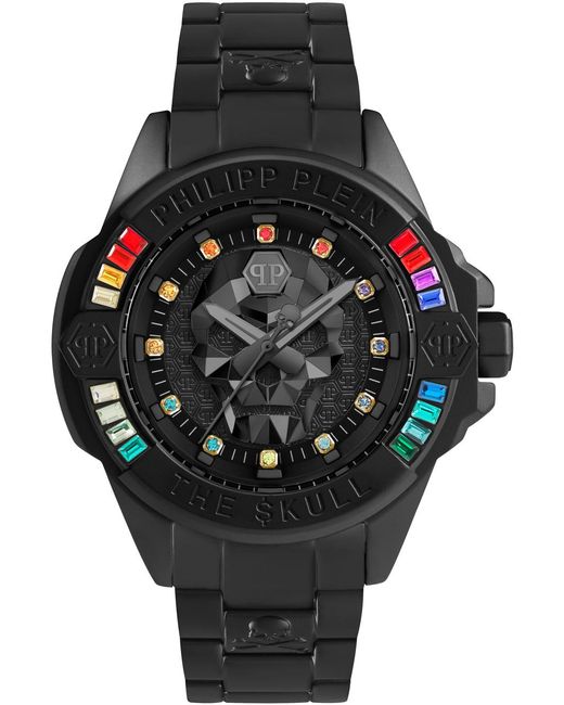 Philipp Plein Black The $Kull Watch Pwnaa0522 Stainless Steel (Archived)