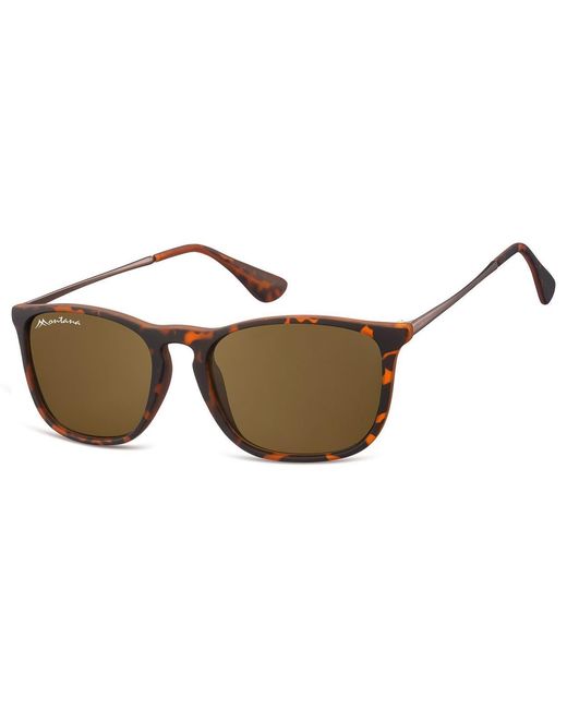 Montana Brown Square Matte Turtle S34