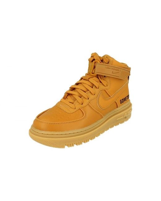 Nike Orange Air Force 1 Gtx Boot Trainers for men