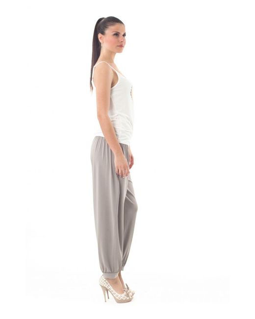 Conquista White Printed Spaghetti Top