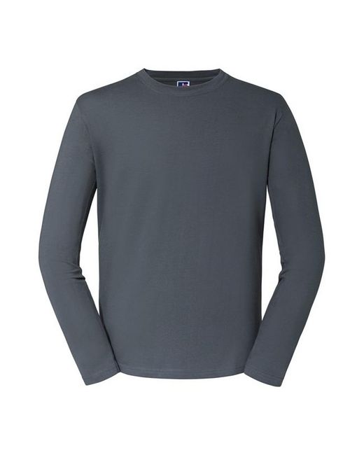 Russell Gray Classic Long-Sleeved T-Shirt (Convoy) for men