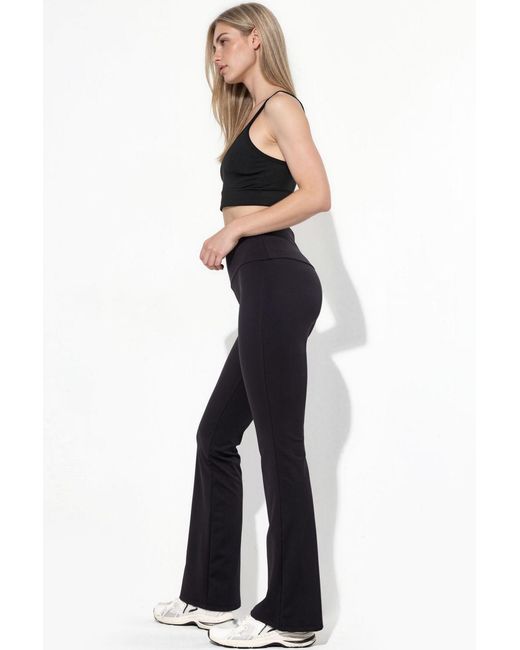 Hiccup Blue High Waist Comfortlux Flare Pants