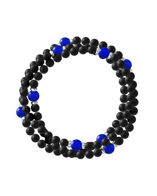 Rodney & Rolf Blue Bracelet Sterling 925 Palerme