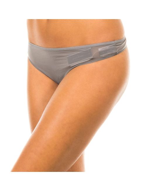 Tommy Hilfiger Gray Thong Panties With Inner Lining 1387903606