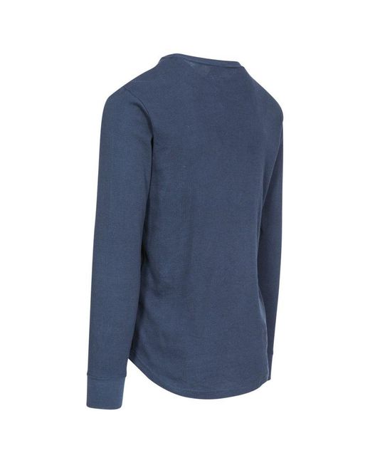 Trespass Blue Adults Unify Thermal Base Layer Top