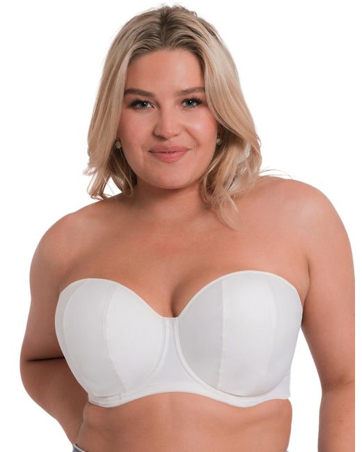 Curvy Kate White Ck2601 Luxe-Updated Strapless Bra