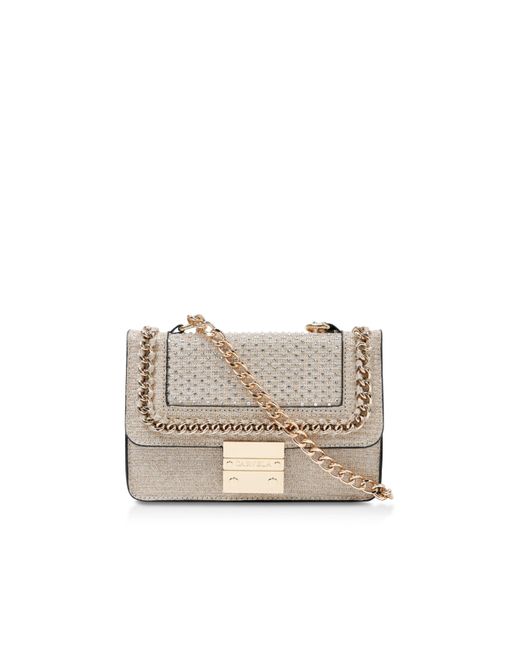 Carvela Kurt Geiger White Mini Bailey Crossbody Bag