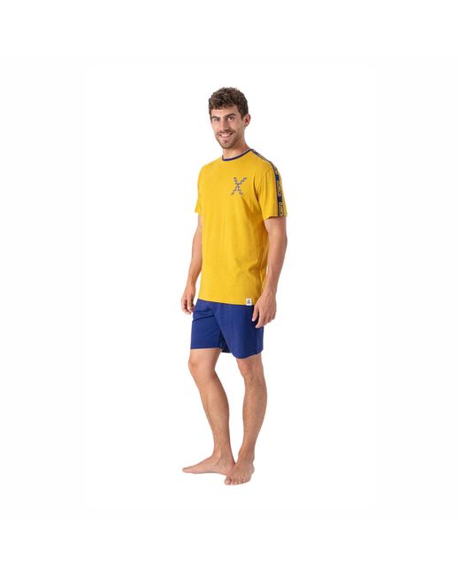 Munich Yellow Summer Short Pyjamas Mu9 for men